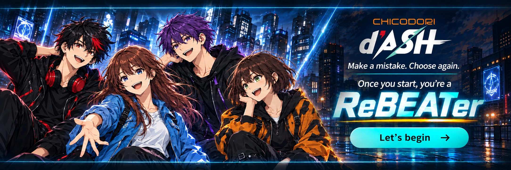 Make a mistake. Choose again. Once you start, you’re a ReBEATer. Let’s begin.