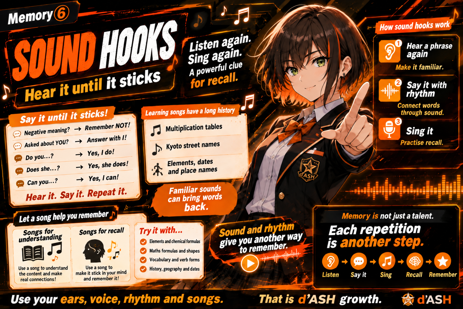 Memory 6: Sound Hooks — English guide