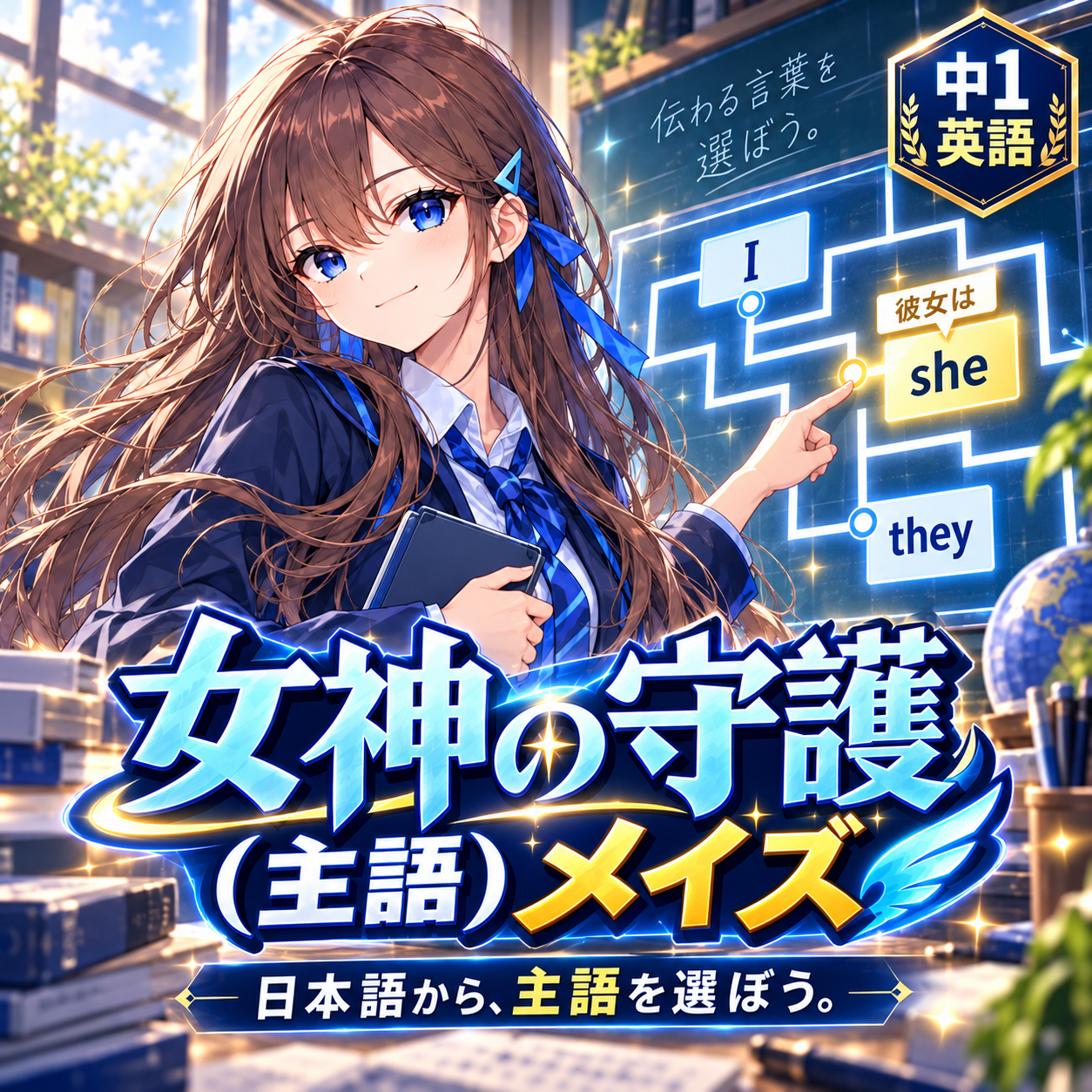 女神の守護（主語）メイズ。SUGARとI・she・theyの主語カード。